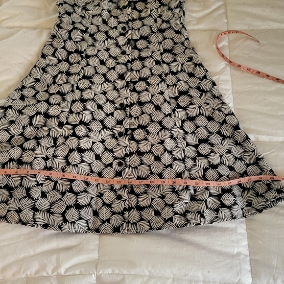 Michael kors A-line printed dress black and white size 2 - Picture 7 of 10